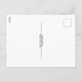 Postkarte (Rückseite)