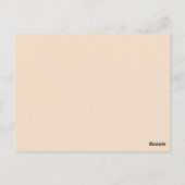 Postkarte (Rückseite)