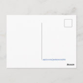 Postkarte (Rückseite)