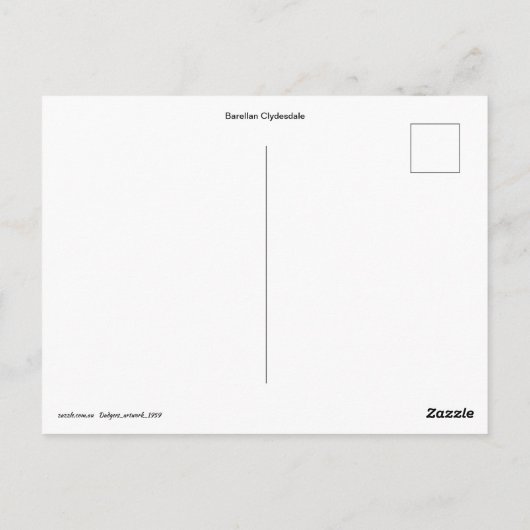 Postkarte (Rückseite)