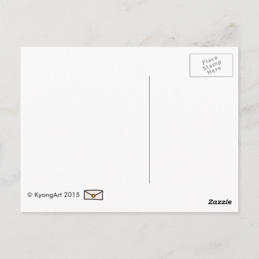 Postkarte (Rückseite)