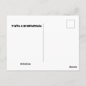 Postkarte (Rückseite)