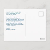 Postkarte (Rückseite)