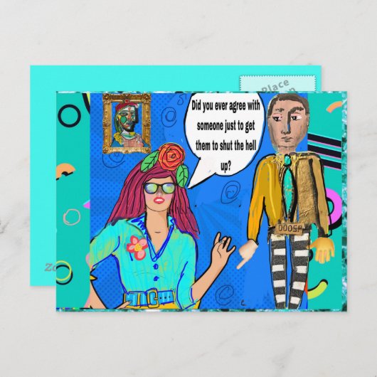 Postkarte (Vorne/Hinten)