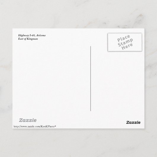 Postkarte (Rückseite)