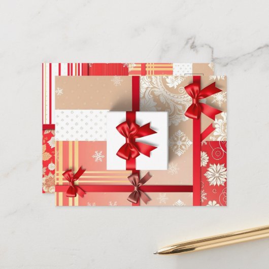 Postkarte (Vorderseite/Rückseite Beispiel)