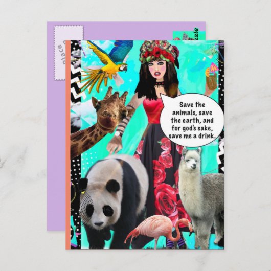 POSTKARTE (Vorne/Hinten)