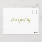 Postkarte (Rückseite)