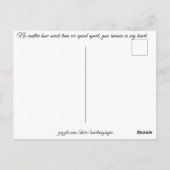 Postkarte (Rückseite)