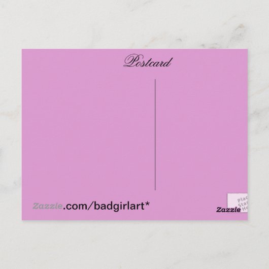 POSTKARTE (Rückseite)