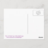 Postkarte 02 "Star of Violet" (Rückseite)