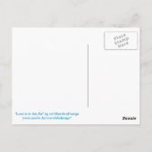 Postkarte 04 "Liebe ist in der Luft" (Rückseite)