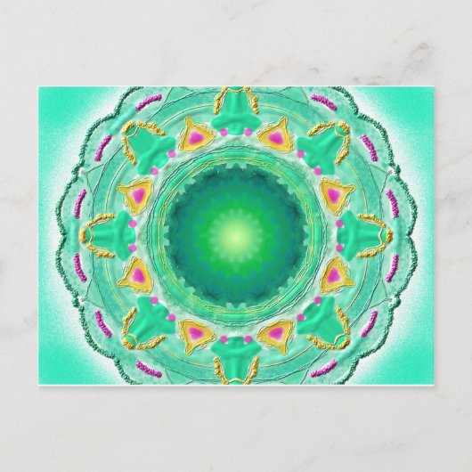 Postkarte 12 "Explosion der Natur" (Vorderseite)