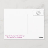 Postkarte 17 "King of Healing" (Rückseite)