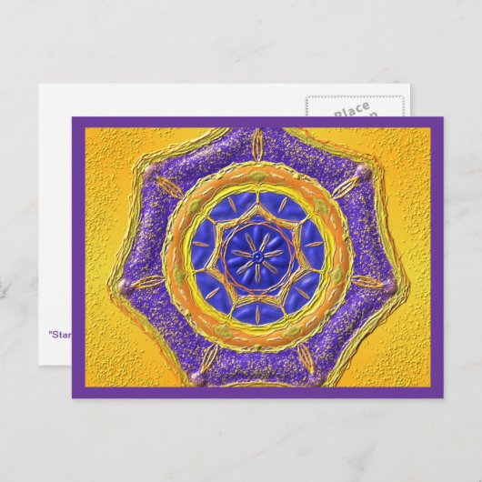 Postkarte 18 "Star of Bethlehem" (Vorne/Hinten)