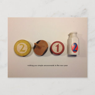 Postkarte 2012 für das neue Jahr