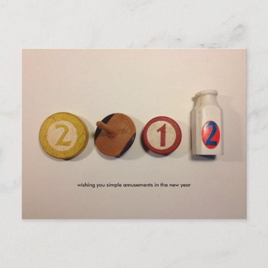 Postkarte 2012 für das neue Jahr (Vorderseite)