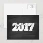 Postkarte 2017 auf Tafel (Vorne/Hinten)
