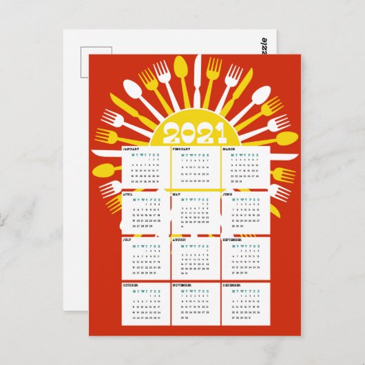 Postkarte 2021 (Vorne/Hinten)