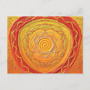 Postkarte 27 "Goldene Spirale"