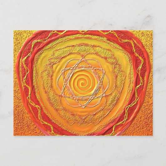 Postkarte 27 "Goldene Spirale" (Vorderseite)