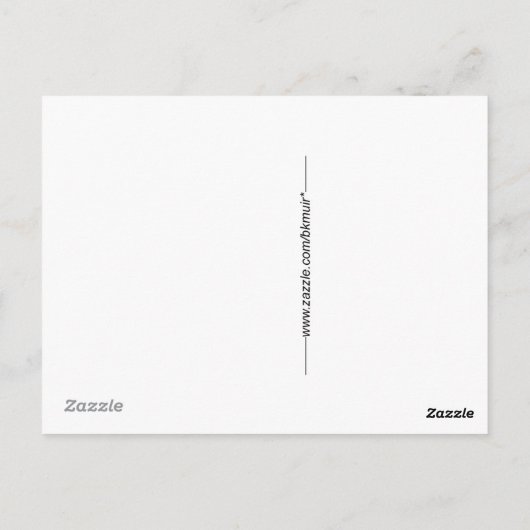 Postkarte - 4. Juli 1776 Blockillusion (Rückseite)