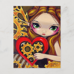 Postkarte "A Clockwork Valentine"