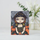 Postkarte "A Pumpkin Gift" (Stehend Vorderseite)