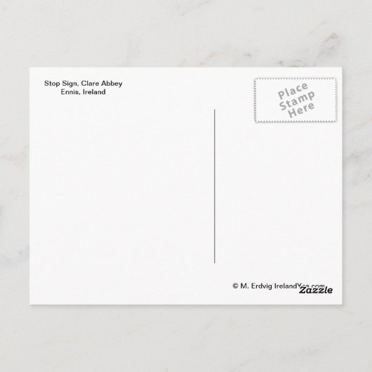 Postkarte abbrechen (Rückseite)