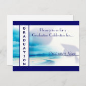 Postkarte ~ Abschluss: Einladung (Vorne/Hinten)