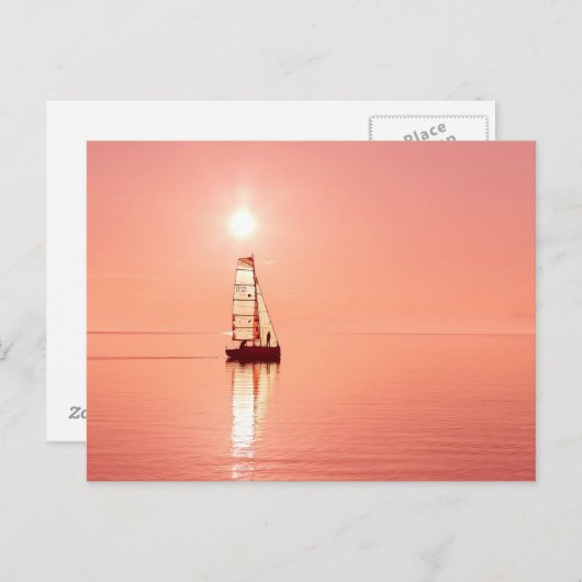 Postkarte absegeln (Vorne/Hinten)