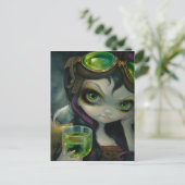 Postkarte "Absinthe Goggles" (Stehend Vorderseite)