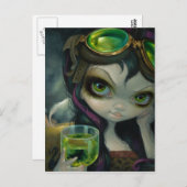 Postkarte "Absinthe Goggles" (Vorne/Hinten)