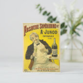 Postkarte Absinthe Junod (Stehend Vorderseite)