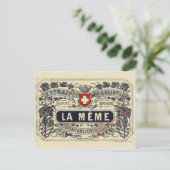 Postkarte Absinthe La Même (Stehend Vorderseite)