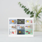 Postkarte abstimmen  (Stehend Vorderseite)