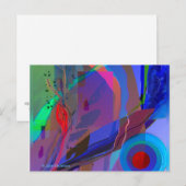 Postkarte "abstrakt Ocean View" (Vorne/Hinten)