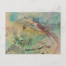Postkarte abstrakte Acrylkarte
