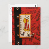 Postkarte abwarten (Vorne/Hinten)