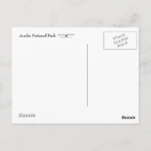 Postkarte Acadia - 4 (Rückseite)