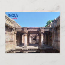 Postkarte - Adalaj - Indien