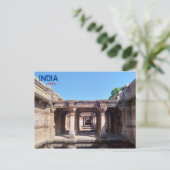 Postkarte - Adalaj - Indien (Stehend Vorderseite)