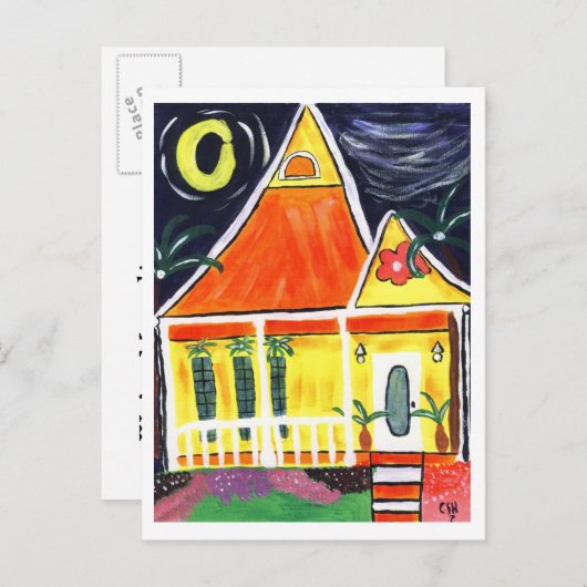 Postkarte Adressenänderung (Vorne/Hinten)