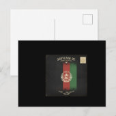 Postkarte Afghanistan (Vorne/Hinten)