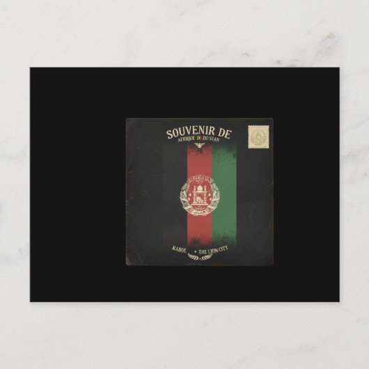 Postkarte Afghanistan (Vorderseite)