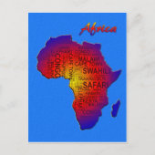 Postkarte Afrika (Vorderseite)