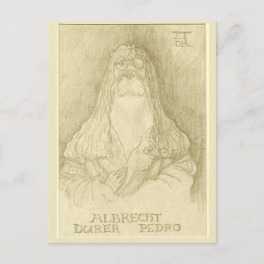 Postkarte "Albrecht Durer Pedro" (Vorderseite)