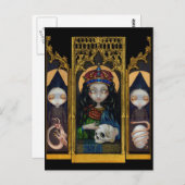 Postkarte "Alchemical Queen" (Vorne/Hinten)