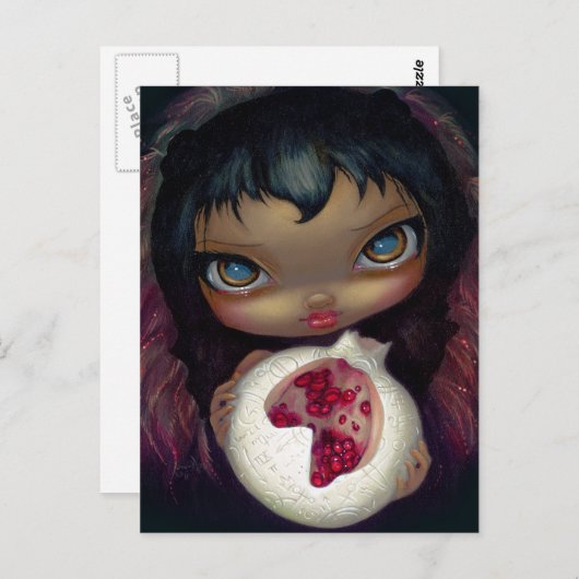 Postkarte "Alchemischer Engel III" (Vorne/Hinten)