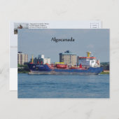 Postkarte Algocanada (Vorne/Hinten)